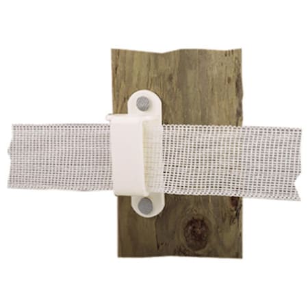 Grillgear 2330-25W Wood Post Tape Insulator, White GR2668463